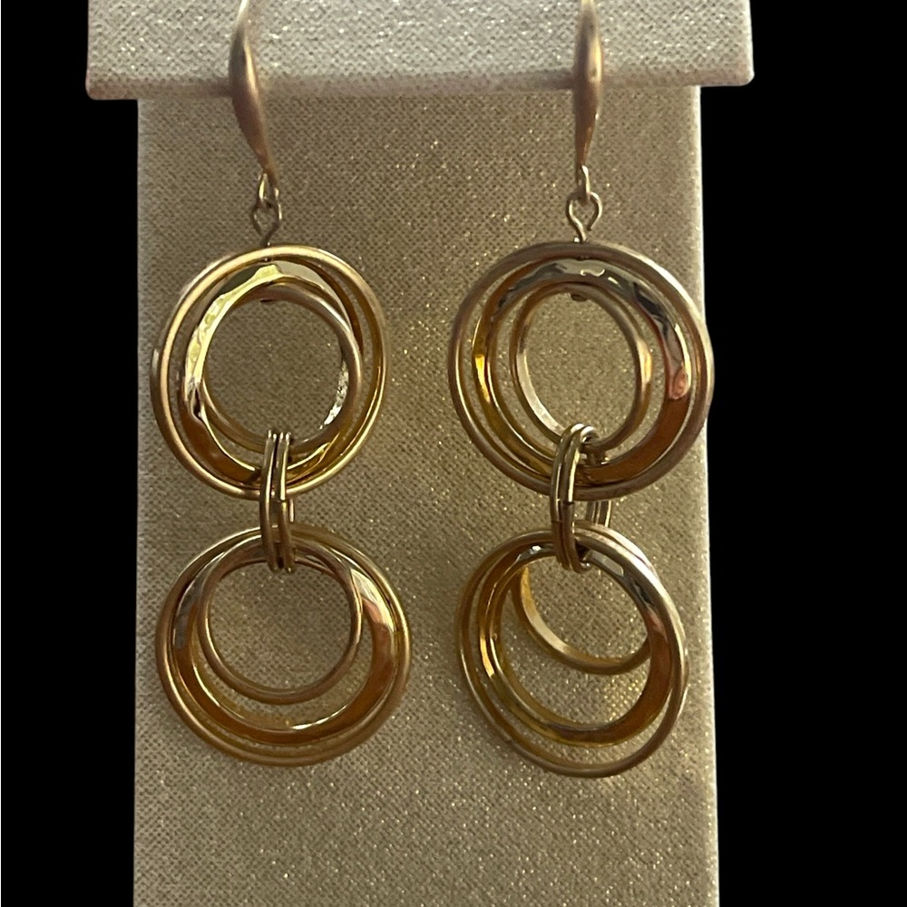 Gold plated earrings